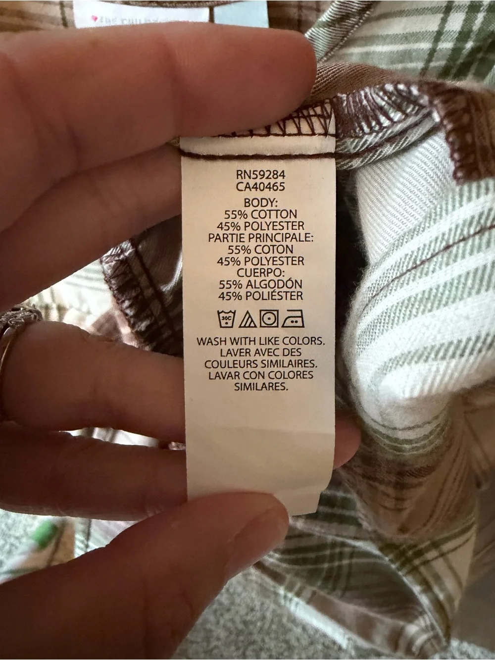 The Children's Place Girls Green Plaid Flannel Tiered Ruffle Shirt Dress, Sz 2T